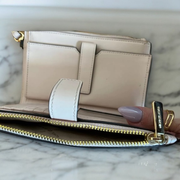 Michael Kors Jet Set Logo Large Double Zip Wristlet Wallet (Brown/Powderblush - Picture 10 of 10